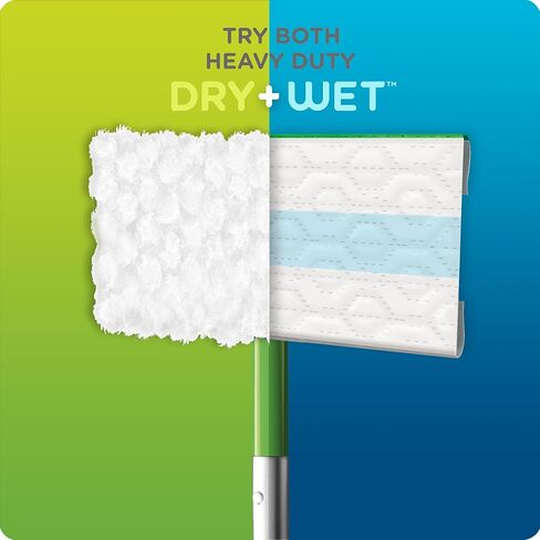مجموعة ممسحة الأرضيات الجافة والرطبة Swiffer 92815 Sweeper® in Kuwait