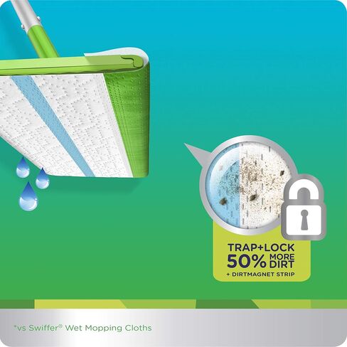 مجموعة ممسحة الأرضيات الجافة والرطبة Swiffer 92815 Sweeper® in Kuwait