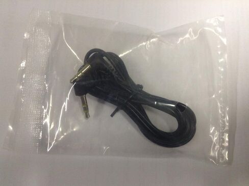 SiriusXM 3.5mm Male to Male Right Angle 4ft Black Aux Cable for Auxiliary Audio Jacks in Saudi Arabia