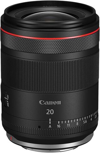 Canon RF20mm F1.4 L VCM، عدسة هجينة بدون مرآة، زاوية أساسية فائقة الاتساع، متوافقة مع الكاميرات ذات الإطار الكامل وAPS-C بدون مرآة، للصور والفيديو (متجدد) in Kuwait
