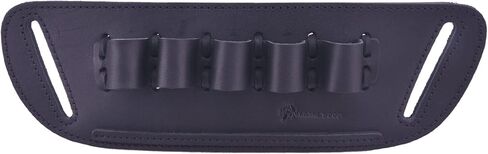 خرطوشة جلدية حقيقية حلقة حامل حزام الشريحة الذخيرة رصاصة الحلقات ل.38/.357/.45 /.308 /12GA/16GA/20GA/عيار in Kuwait