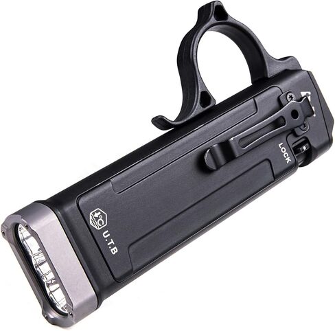 مصباح يدوي تكتيكي NEXTORCH TA70 EDC، مصباح يدوي مسطح قابل لإعادة الشحن، 3500 لومن تكتيكي/واجب ثنائي التبديل LED مصباح يدوي نحيف مع مشبك من الفولاذ المقاوم للصدأ للاستخدام في الهواء الطلق في حالات الطوارئ in Kuwait