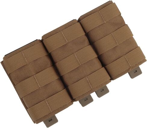 MOLLE Triple 7.62mm Magazine Pouch, Mag Carrier Holder Pocket Storage for Tactical in Kuwait