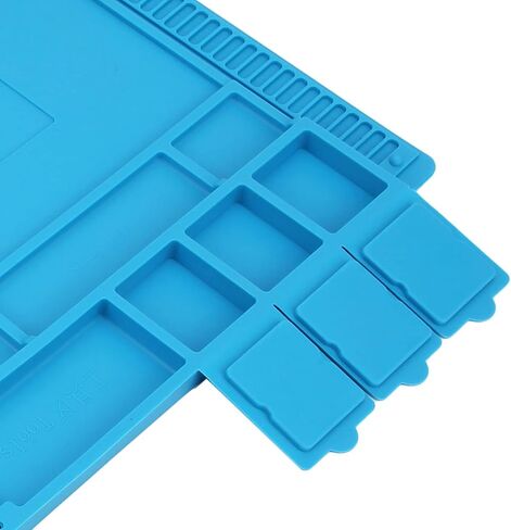 Magnetic Insulation Silicone Work Mat Heat Soldering Phone Computer Repair MatS 170 Made to Material Magnetic Remember Digital All Have Position to Easy (s-160) in Kuwait
