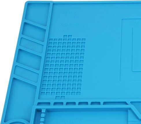 Magnetic Insulation Silicone Work Mat Heat Soldering Phone Computer Repair MatS 170 Made to Material Magnetic Remember Digital All Have Position to Easy (s-160) in Kuwait