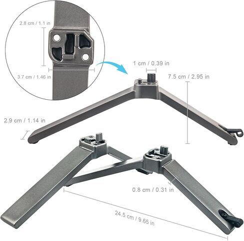 استبدال أرجل حامل قاعدة التلفزيون المتوافقة مع Toshiba 50" 55" Class C350 Series 50C350U 50C350KU 55C350LU 50C350LU 50C350LK 55C350LP 55C350LK 50C350LP 50C350LS 4K UHD تلفزيون ذكي LED in Saudi Arabia