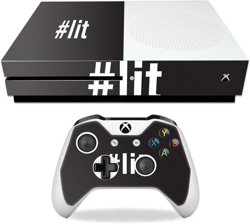 غلاف MightySkins متوافق مع Microsoft Xbox One S - Lit 2 | غطاء ملتف واقٍ ومتين وفريد ​​من نوعه من الفينيل | سهل التطبيق والإزالة وتغيير الأنماط | صنع في الولايات المتحدة الأمريكية in Kuwait