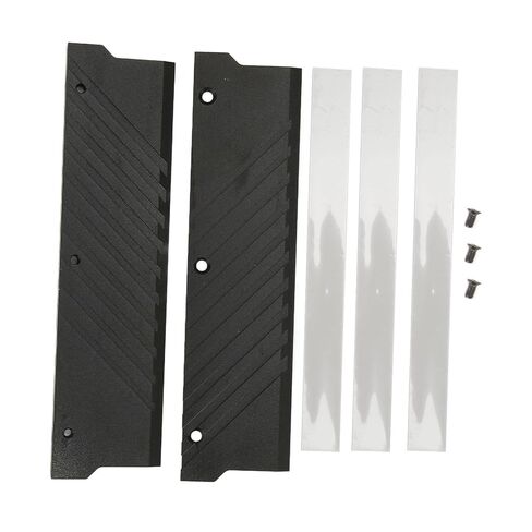 FLEXMAN Memory RAM Cooler, Aluminum Alloy Memory RAM Heat Sink, Fast Heat Conduction DDR5 Heatsink for Computer Water Cooling System (Black) in Saudi Arabia