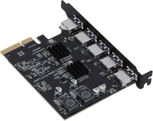 بطاقة توسيع ناقل الحركة SUNGOOYUE PCIe USB 3.2 5 عالية السرعة لـ ASM3142 بسرعة 10 جيجابت في الثانية in Kuwait