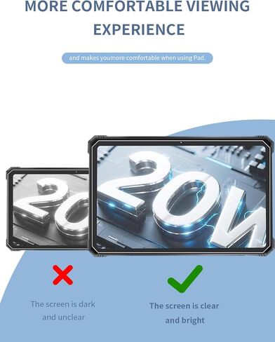[عبوة من قطعتين] لجهاز HOTWAV R9 Ultra 2025 Tablet 11 بوصة من الزجاج المقوى، واقي شاشة لجهاز HOTWAV R9 Ultra 5G 11 بوصة مضاد للخدش وحساس وصلابة 9H. in Kuwait