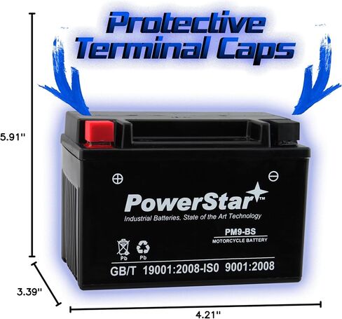 PowerStar YTX9-BS Replacement Battery for PTX9BS For Predator Generator (8750 watt) in Saudi Arabia
