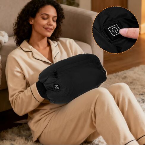 Mudder 1 أو 2 عبوة من كمامة لتدفئة اليد مع حزام قابل للتعديل، كمامة تسخين كهربائية تعمل بمنفذ USB مع 3 إعدادات لدرجة الحرارة لكرة القدم، والصيد، وصيد الأسماك، والتخييم، ولا يتضمن بنك الطاقة in Saudi Arabia