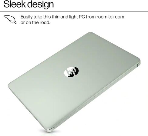HP 14" HD Student Business Laptop, Intel Quad-Core N150, 8GB RAM, 128GB UFS, 1 Year Office 365, Webcam, HDMI, Bluetooth, WiFi, Win 11 Pro, Slim Design, Willow Green in Saudi Arabia