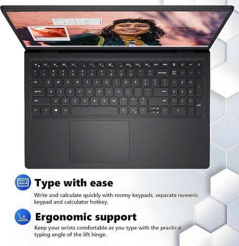 كمبيوتر محمول Dell Inspiron مقاس 15.6 بوصة FHD يعمل باللمس، الجيل الثالث عشر Intel 10-Core i5-1334U، ذاكرة وصول عشوائي DDR4 سعة 32 جيجابايت، 1 تيرابايت PCIe SSD، واي فاي 6، بلوتوث، نوع C، HDMI، أسود، Windows 11 Home in Saudi Arabia