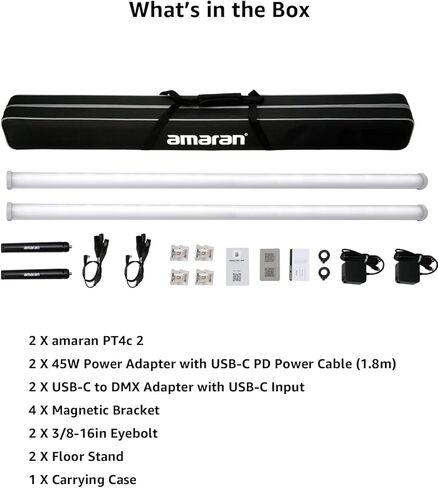 Aputure amaran PTC LED Tube Light Kit Video Light (amaran PT4c 2-Light Kit) in Saudi Arabia