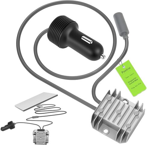 Power Adapter with Step Up Converter for Starlink Mini, 10V-28V to 30V 3.5A DC Boost with Converter Cigarette Lighter Plug, Portable Power Cable for Starlink Mini in RV/Truck/Boats in Saudi Arabia