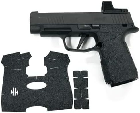 مجموعة تعزيز قبضة مطاطية مزخرفة من Handleitgrips لـ Wilson Combat P365XL وP365X in Kuwait