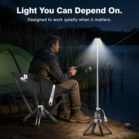 ضوء تخييم تلسكوبي، فانوس تخييم قابل لإعادة الشحن مع بطارية 20000 مللي أمبير في الساعة، ضوء تخييم محمول في الهواء الطلق مقاوم للماء مع 3 أوضاع، ضوء تخييم للطوارئ والتخييم والمشي لمسافات طويلة (تشمل الحقيبة) in Kuwait