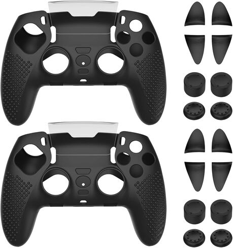 غطاء مضاد للانزلاق لوحدة تحكم DualSense PS5، والملحقات بما في ذلك غطاء DualSense Edge، وأغطية الإبهام، وموسعات المشغلات، وملصقات لوحة اللمس in Kuwait