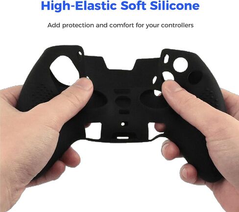 غطاء مضاد للانزلاق لوحدة تحكم DualSense PS5، والملحقات بما في ذلك غطاء DualSense Edge، وأغطية الإبهام، وموسعات المشغلات، وملصقات لوحة اللمس in Kuwait