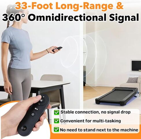 قطعتان من جهاز التحكم عن بعد لجهاز المشي - متوافق مع AD-4000 Plus، DK-38AB-1، DK-38AB-2، UT-38AB IY - ملحق وسادة المشي المنزلية تحت المكتب in Kuwait
