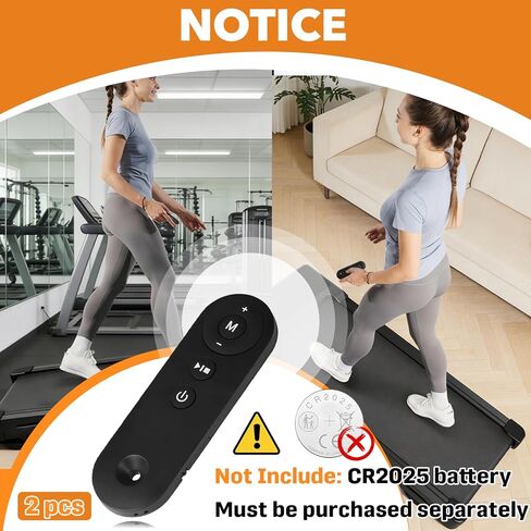 قطعتان من جهاز التحكم عن بعد لجهاز المشي - متوافق مع AD-4000 Plus، DK-38AB-1، DK-38AB-2، UT-38AB IY - ملحق وسادة المشي المنزلية تحت المكتب in Kuwait