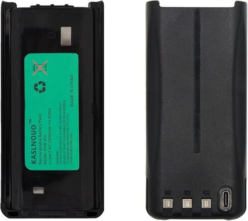 Type-C Charging Port, KNB-45L Battery Compatible with Kenwood TK-2200 TK-2207 TK-2312 TK-3312 TK-3200 TK-3207 7.4V Lithium-ion Battery Pack in Saudi Arabia