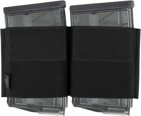 KRYDEX Double 7.62 Magazine Holder Elastic Mag Holder with Hook Fasteners for MK3 and MK4 Chest Rig in Saudi Arabia