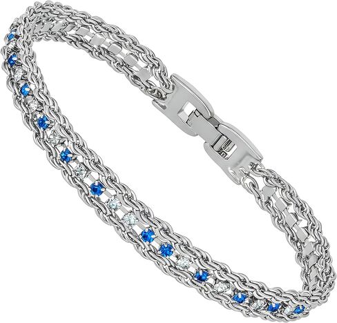 LIFETIME JEWELRY Braided Rope Chain Bracelets with Crystals for Women 24k Gold Plated in Saudi Arabia
