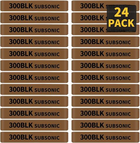 24 حزمة من أشرطة تحديد المجلات Miaozhun 300 BLK Subsonic. 300 أشرطة تحديد عيار الذخيرة لمجلة التعتيم Subsonic in Kuwait