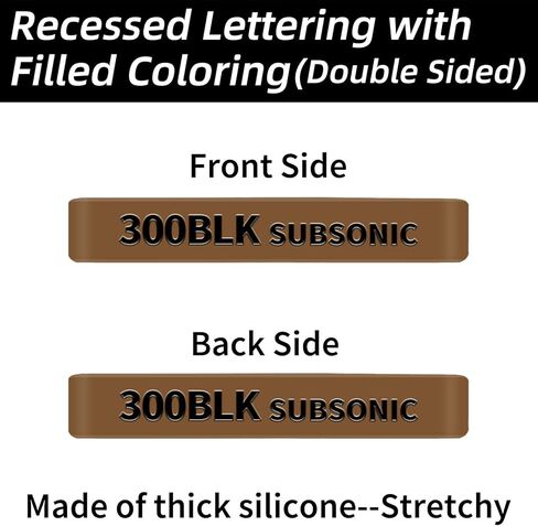 24 حزمة من أشرطة تحديد المجلات Miaozhun 300 BLK Subsonic. 300 أشرطة تحديد عيار الذخيرة لمجلة التعتيم Subsonic in Kuwait