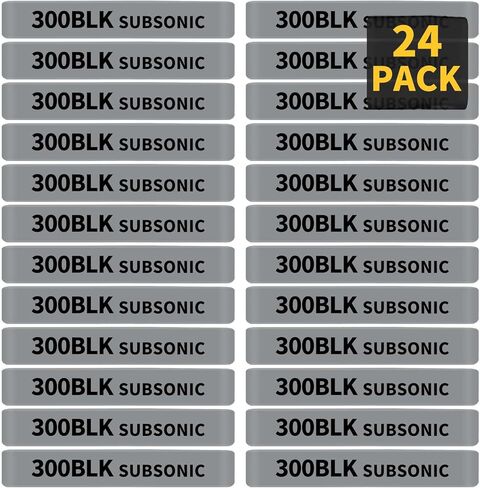 24 حزمة من أشرطة تحديد المجلات Miaozhun 300 BLK Subsonic. 300 أشرطة تحديد عيار الذخيرة لمجلة التعتيم Subsonic in Kuwait