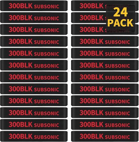 24 حزمة من أشرطة تحديد المجلات Miaozhun 300 BLK Subsonic. 300 أشرطة تحديد عيار الذخيرة لمجلة التعتيم Subsonic in Kuwait