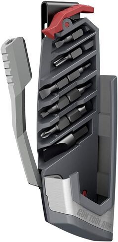 أداة Real Avid Gun Multitool لتصنيع المسدسات والمسدسات | أداة مسدس 24 في واحد مع مفك براغي ومجموعة لقم ومفاتيح صواميل ومفاتيح سداسية وثقب دبوس واختيار ومبرد وحافظة والمزيد للتنظيف والصيانة in Kuwait