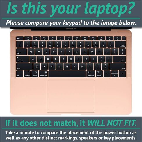 غلاف MightySkins متوافق مع Apple MacBook Air 13 بوصة (2020-2018) - حروف أبجدية غريبة | غطاء ملتف واقٍ وفريد ​​من نوعه من الفينيل | سهل التطبيق والإزالة وتغيير الأنماط | صنع في الولايات المتحدة الأمريكية in Kuwait