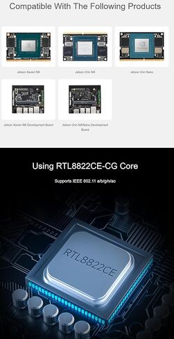 AW-CB375NF Dual-Band Wireless NIC 2.4G/5GHz Dual-Band WiFi 5 Bluetooth 5.0, RTL8822CE-CG Core @XYGStudy (Wireless-AW-CB375NF) in Saudi Arabia