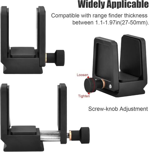 Tripod Mount Adapter for Laser Rangefinder with Arca Swiss Quick Release Plate, 1/4"-20&3/8"-16 Screw Sockets, 2515 in Saudi Arabia