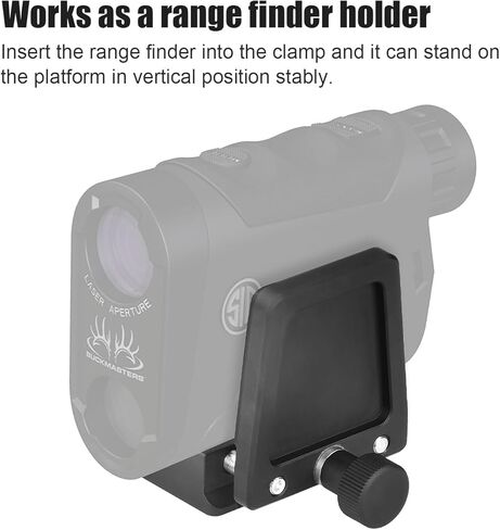 Tripod Mount Adapter for Laser Rangefinder with Arca Swiss Quick Release Plate, 1/4"-20&3/8"-16 Screw Sockets, 2515 in Saudi Arabia