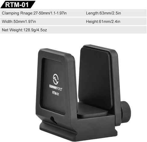 Tripod Mount Adapter for Laser Rangefinder with Arca Swiss Quick Release Plate, 1/4"-20&3/8"-16 Screw Sockets, 2515 in Saudi Arabia