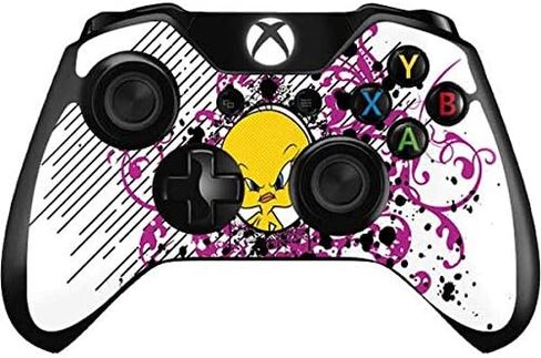 ملصق Skinit المخصص للألعاب متوافق مع وحدة تحكم Xbox One - مرخص رسميًا من Warner Bros Tweety Bird مع تصميم Attitude in Saudi Arabia