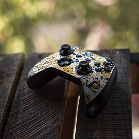 ملصق Skinit المخصص للألعاب متوافق مع وحدة تحكم Xbox One S - تصميم مرخص رسميًا من NBA Indiana Pacers Digi Camo in Saudi Arabia