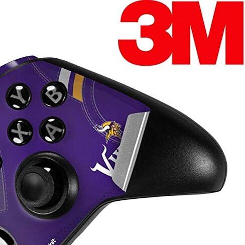 Skinit Decal Gaming Skin Compatible with Xbox One Elite Controller - Officially Licensed NFL Minnesota Vikings Team Jersey Design in Saudi Arabia