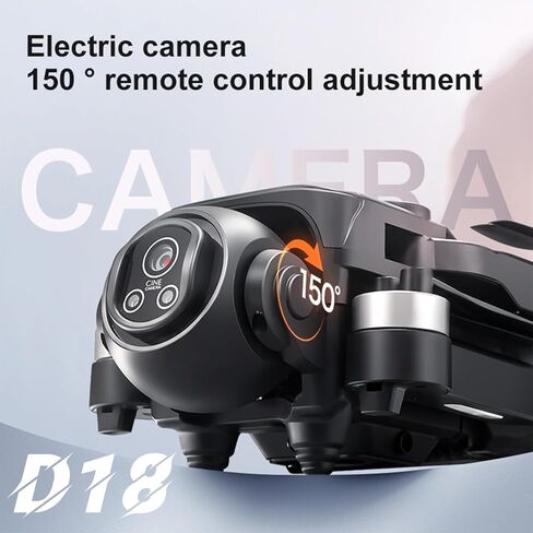 طائرة بدون طيار مع كاميرا مزدوجة 2K عالية الدقة للبالغين والمبتدئين، طائرة بدون طيار واي فاي FPV، شاشة LCD RC، سيلفي بالإيماءات ونقطة الطريق، كاميرا قابلة للإمالة 150 درجة، إقلاع/هبوط بمفتاح واحد، رحلة 45 دقيقة، بطاريتان، هدية للرجال in Kuwait