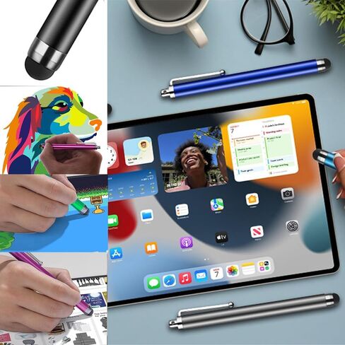 10-Pack Universal Stylus Pens for Touch Screens,Compatible with Tablets,Smartphones,and Other Capacitive Devices(Colorful) in Saudi Arabia