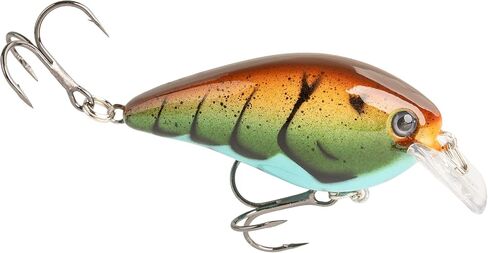 Strike King (HCKVDS1.0-592) KVD Squarebill 1.0 طُعم صيد السمك، طُعم مرفقي للجري الضحل، حركة صيد صامتة، 1/4 أونصة، غطس من 2 إلى 4 أقدام، مقاس 5 خطافات ثلاثية، زحف صخري للطاولة in Saudi Arabia