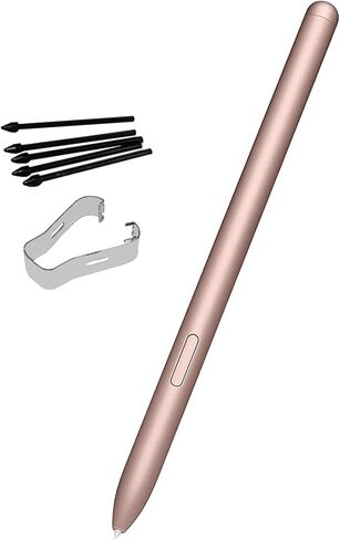 Galaxy Tab S7 FE S Pen Compatible with Samsung Galaxy Tab S7 FE SM-T730, SM-T733, SM-T736B Touch Pen + Tips/Nibs,Mystic Black in Saudi Arabia