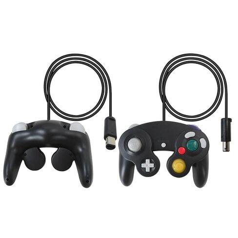 BGEHHCY قطعتان سلكيتان جديدتان لاستبدال وحدة تحكم GameCube المتوافقة مع وحدات تحكم Wii/NGC - قبضة محسنة - أسود in Kuwait