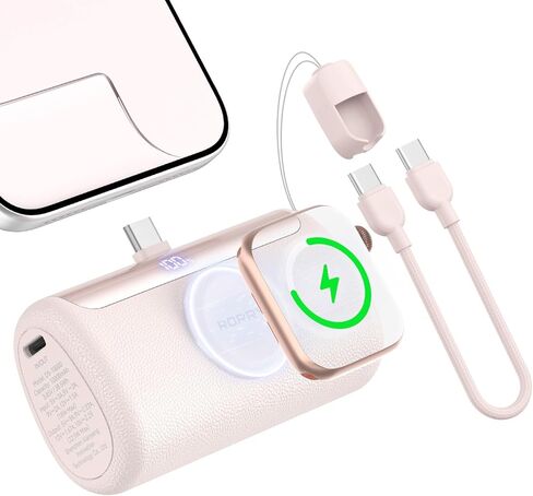 RORRY PalmGo Portable Charger Power Bank 10000mAh 3-in-1 Mini Battery Pack in Kuwait