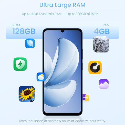 هاتف ذكي Realme Note 70T 4G 4+128 جيجابايت، شاشة 6.75 بوصة، أسود، شاشة 90 هرتز، بطارية 6000 مللي أمبير، كاميرا 32 ميجابكسل، معالج ثماني النواة قوي، حماية ArmorShell، IP54 in Saudi Arabia