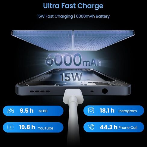 هاتف ذكي Realme Note 70T 4G 4+128 جيجابايت، شاشة 6.75 بوصة، أسود، شاشة 90 هرتز، بطارية 6000 مللي أمبير، كاميرا 32 ميجابكسل، معالج ثماني النواة قوي، حماية ArmorShell، IP54 in Saudi Arabia